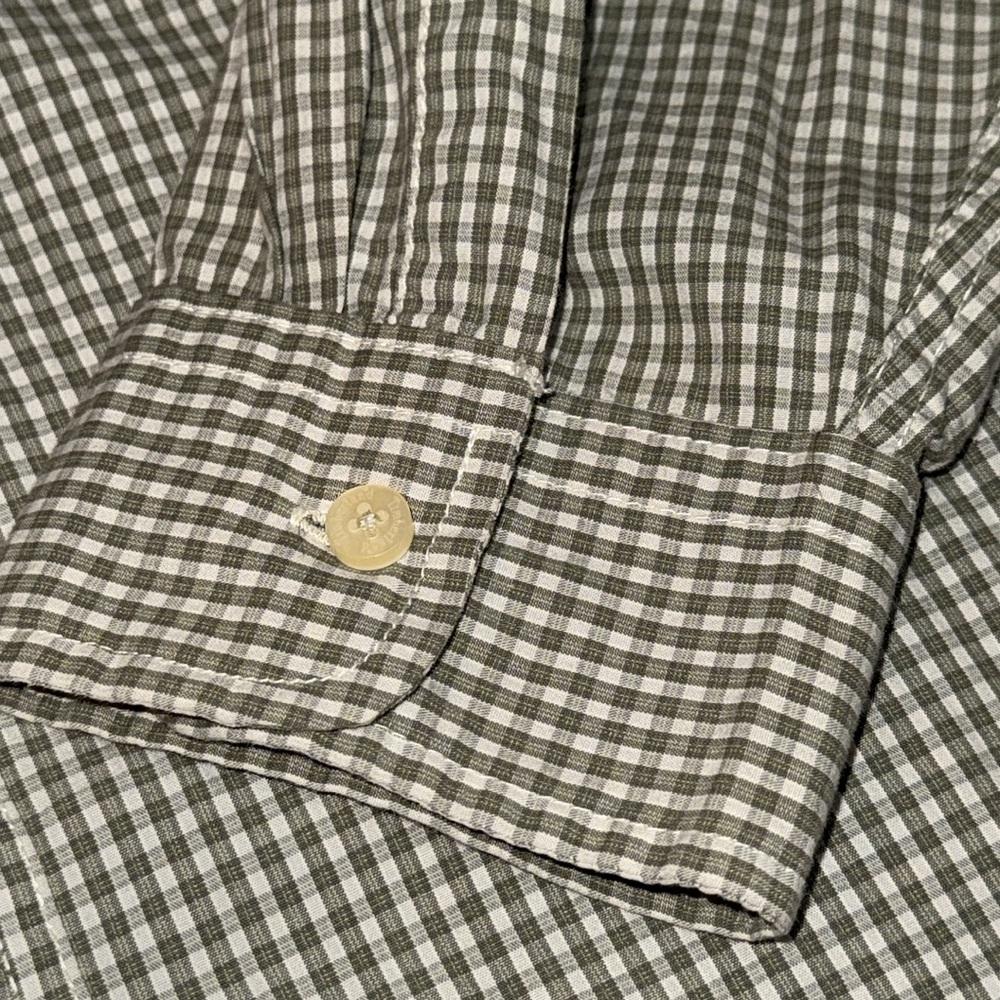 Men's Timberland Plaid Button Down XXL - Picture 3 of 8